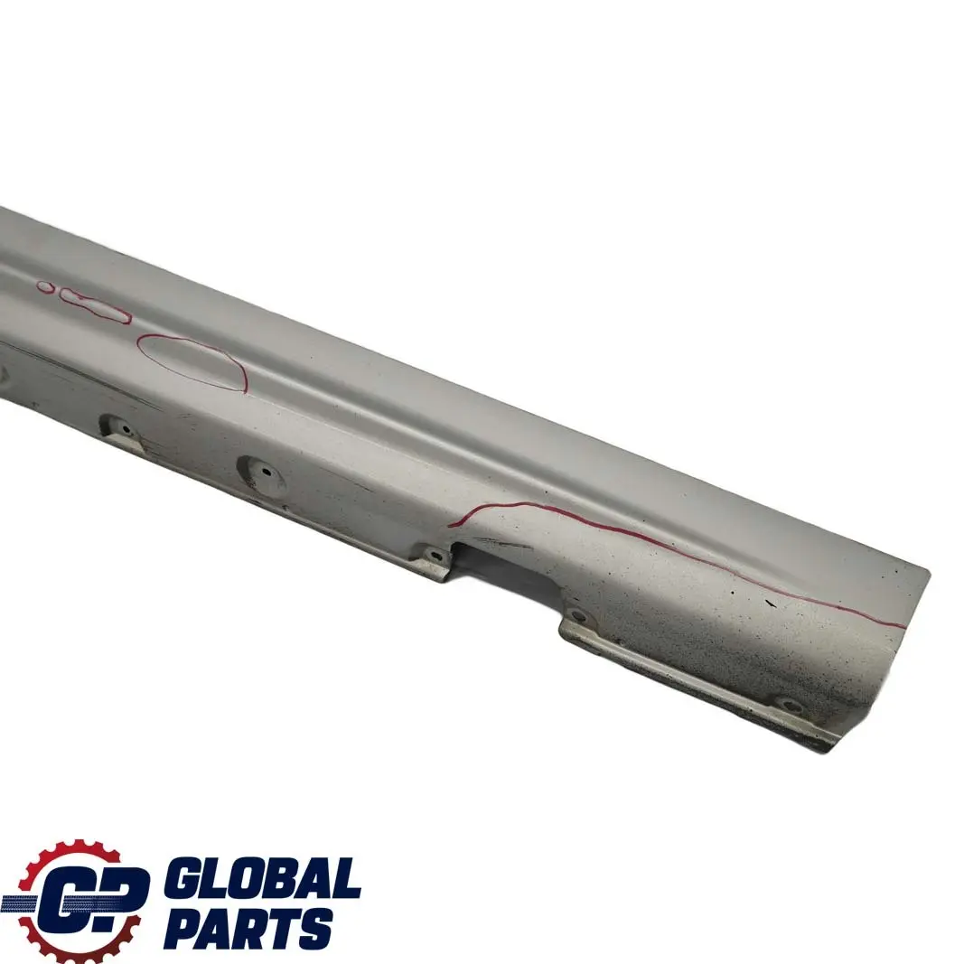 Right O/S Side Sill Skirt Kick Panel Titan Silver 354 to BMW 3 E46 Saloon Touring with Part number 9071632 BMW 3 E46 Saloon Touring Right O/S Side Sill Skirt Kick Panel Titan Silver 354 - SKU 9071632-TS - Part number 9071632