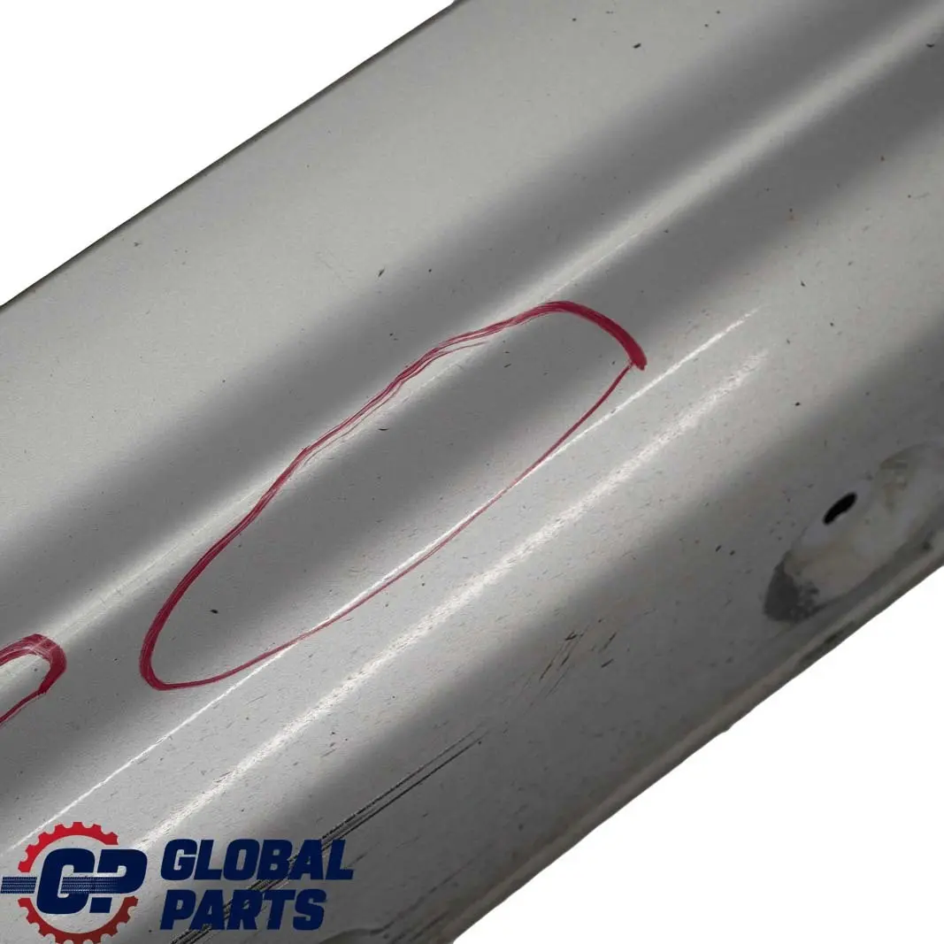 Listello Portiera Gonna Destra Argento-Titanio 354 per BMW E46 Limousine Touring con numero di parte 9071632 BMW E46 Limousine Touring Listello Portiera Gonna Destra Argento-Titanio 354 - SKU 9071632-TS - Numero di parte 9071632