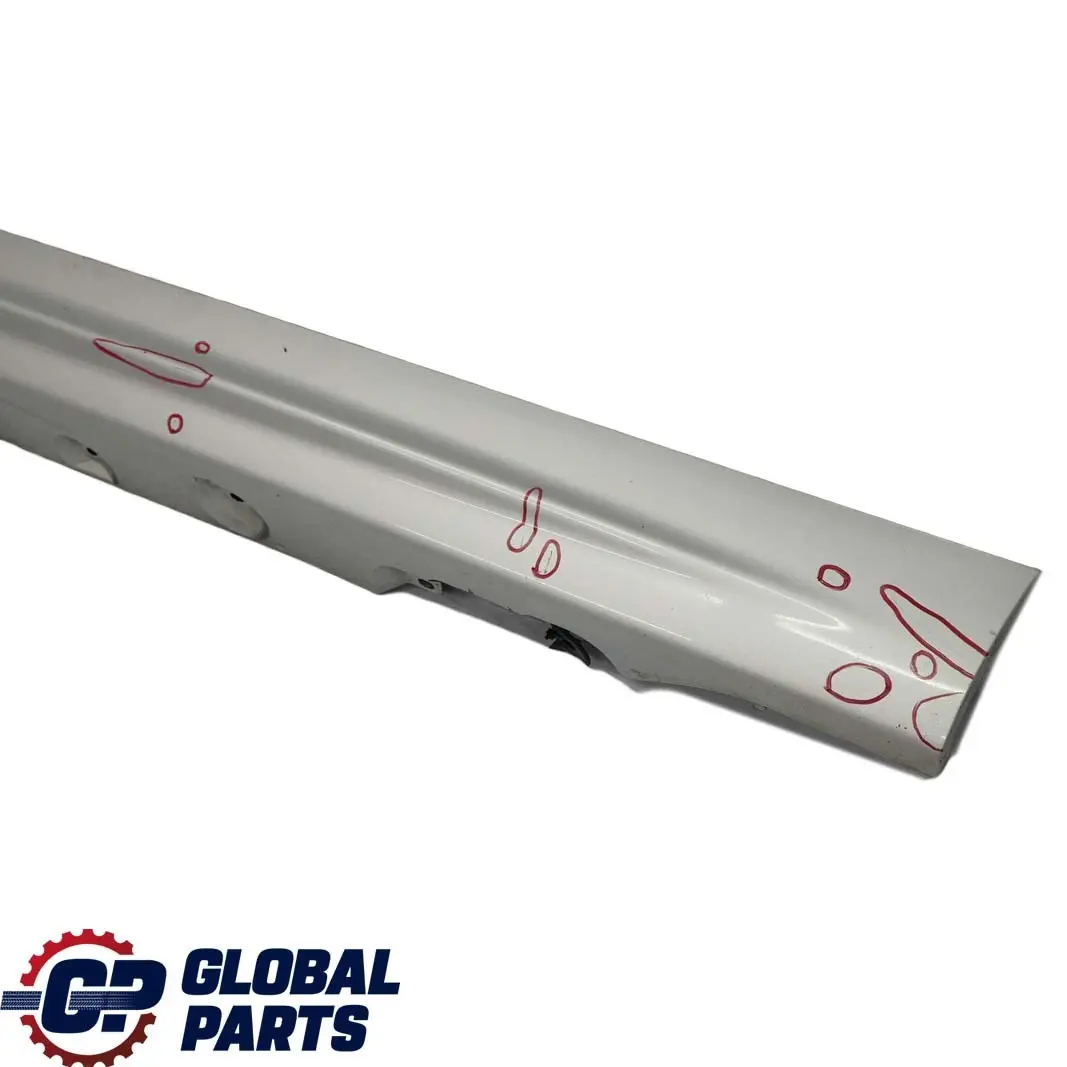 Left N/S Side Sill Skirt Kick Panel Titan Silver - 354 to BMW 3 E46 Saloon Touring with Part number 9071633 BMW 3 E46 Saloon Touring Left N/S Side Sill Skirt Kick Panel Titan Silver - 354 - SKU 9071633-TS - Part number 9071633