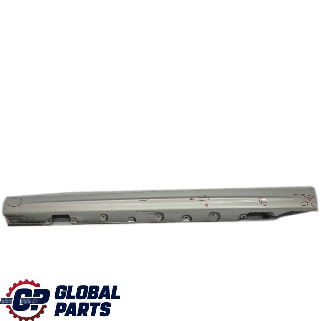 BMW 3 E46 Limousine Touring Schwellerleiste Schweller Links Titansilber - 354 - SKU 9071633-TS - Teilenummer 9071633