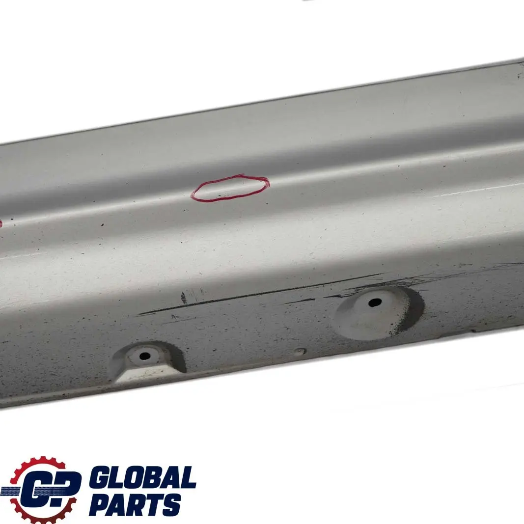 Left N/S Side Sill Skirt Kick Panel Titan Silver - 354 to BMW 3 E46 Saloon Touring with Part number 9071633 BMW 3 E46 Saloon Touring Left N/S Side Sill Skirt Kick Panel Titan Silver - 354 - SKU 9071633-TS - Part number 9071633