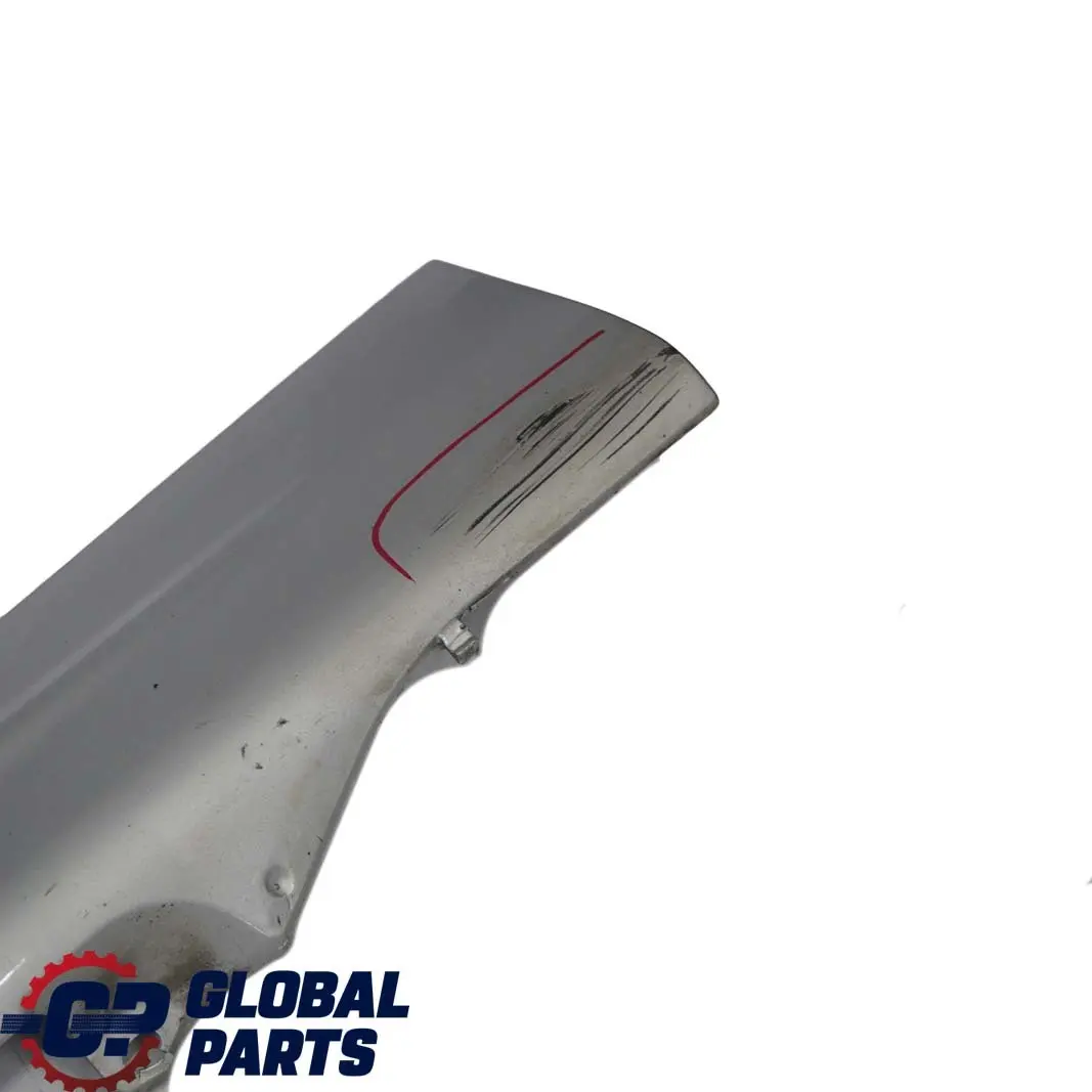 BMW E46 Limousine Touring Listello Portiera Gonna SX Argento-Titanio - 354 - SKU 9071633-TS1 - Numero di parte 9071633