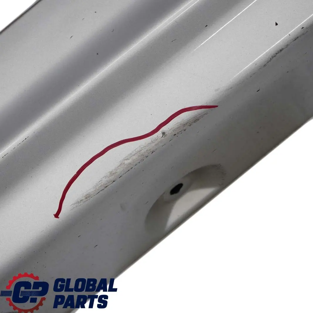 Left N/S 1 Side Sill Skirt Kick Panel Titan Silver 354 to BMW 3 E46 Saloon Touring with Part number 9071633 BMW 3 E46 Saloon Touring Left N/S 1 Side Sill Skirt Kick Panel Titan Silver 354 - SKU 9071633-TS1 - Part number 9071633