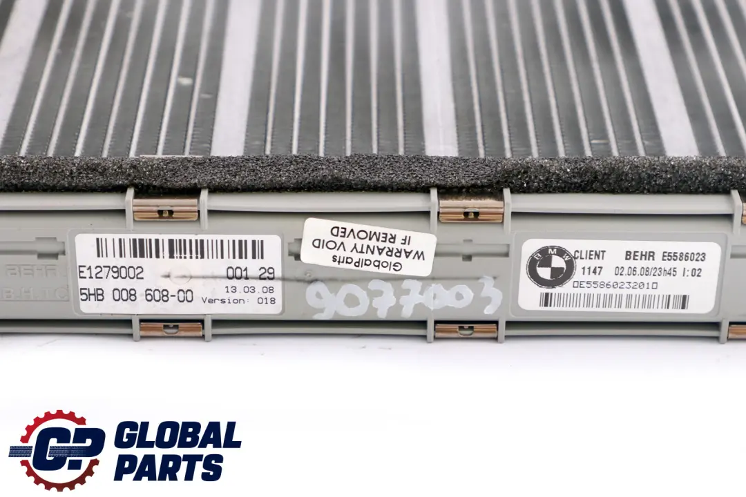 Nagrzewnica wymiennik ciepła do BMW E60 E61 o numerze 9077003 BMW E60 E61 Nagrzewnica wymiennik ciepła - SKU 9077003 - Numer Części 9077003