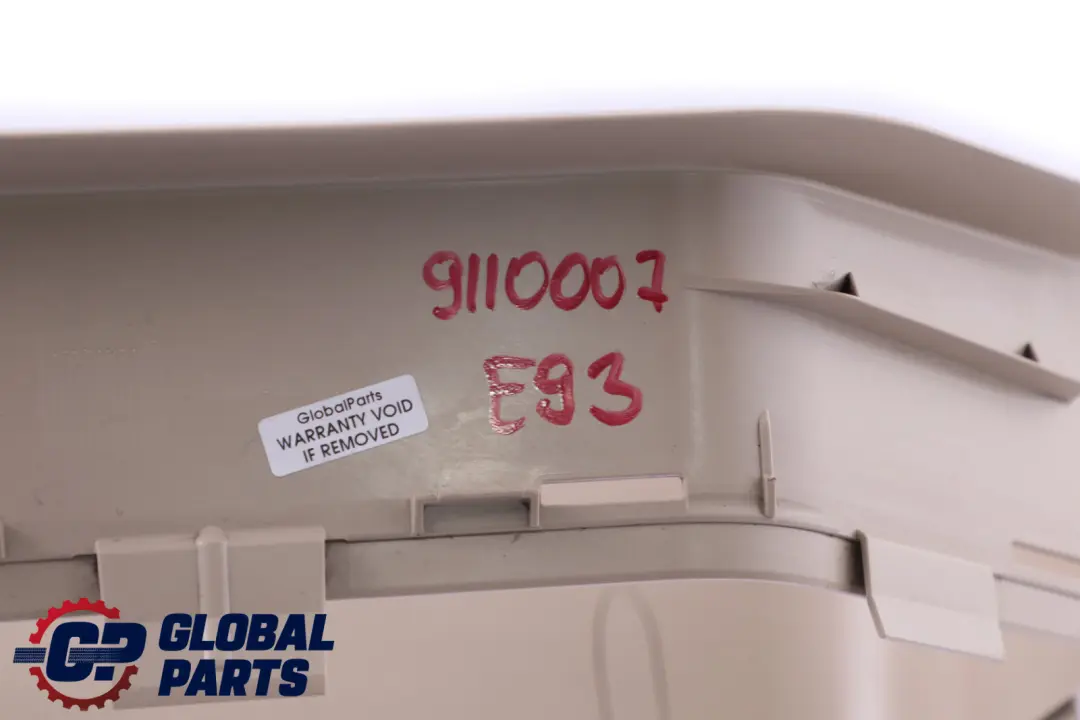 BMW E93 E93N LCI Obudowa Osłona Schowek Na Narty Beż 6973025 - SKU 9110007 - Numer Części 9110010