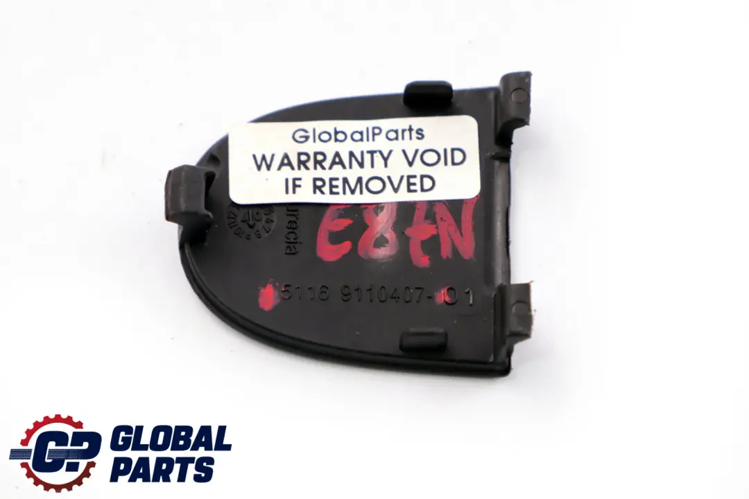 Screw Cover Centre Console Black BMW 1 Series E81 E82 E87 LCI E88 - SKU 9110407 - Part number 51169110407