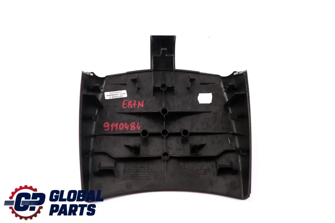 Tapa del Reposabrazos Trasero Negro 9110415 para BMW E81 E87 LCI E88 con número de pieza 9110484 BMW E81 E87 LCI E88 Tapa del Reposabrazos Trasero Negro 9110415 - SKU 9110484 - Número de pieza 9110484