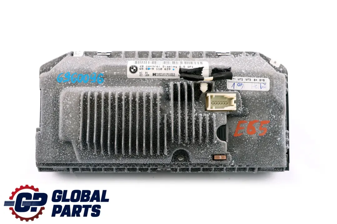 Salpicadero EXCH Control Pantalla 8,8" para BMW Serie 7 E65 E66 con número de pieza 6960096 BMW Serie 7 E65 E66 Salpicadero EXCH Control Pantalla 8,8" - SKU 9110639 - Número de pieza 6960096