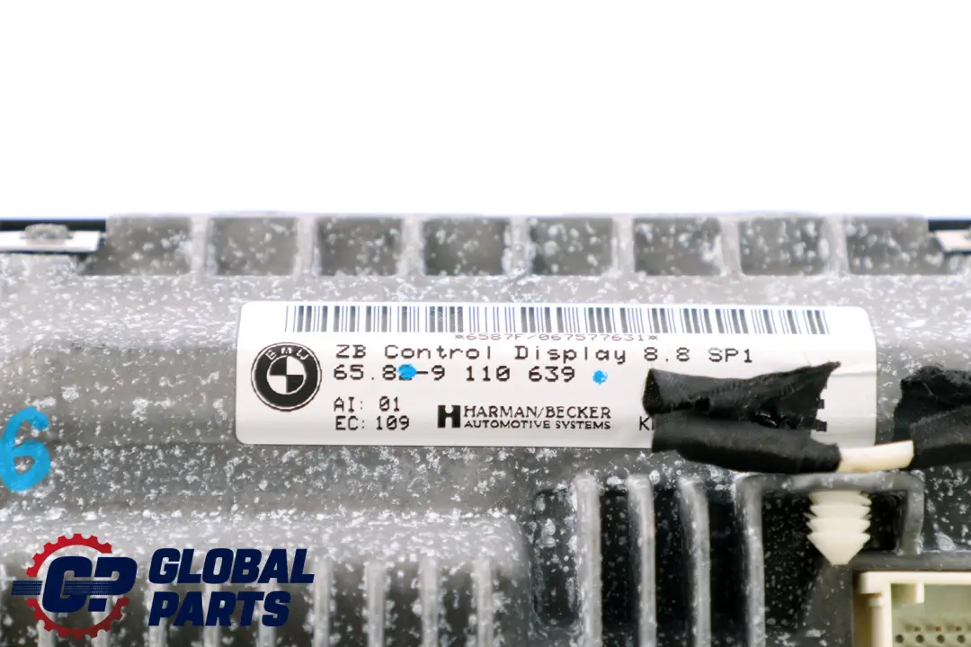 BMW E65 E66 Tableau de bord EXCH Écran de contrôle 8,8" - SKU 9110639 - Numéro de pièce 6960096