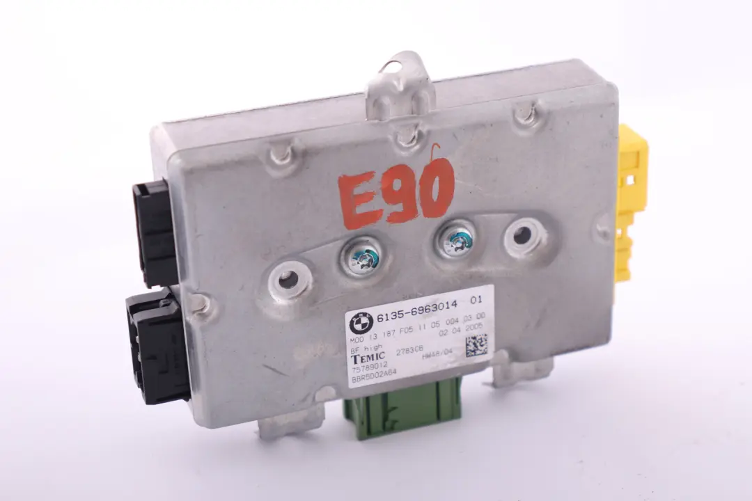 BMW 5 6 Series E60 E61 E63 Passenger Door Airbag Control Module - SKU 9110846 - Part number 9110846