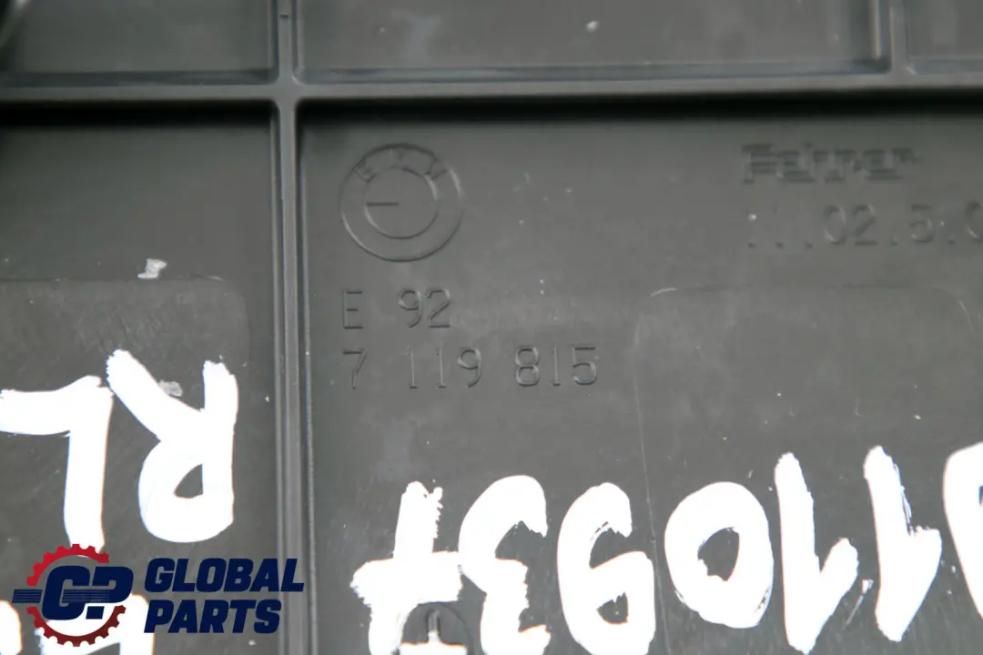 BMW 3 E92 Coupé Côté Finition Siège Arrière Gauche Tissu Cuir Pearlpoint - SKU 9110937 - Numéro de pièce 9110937