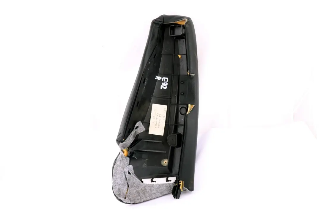BMW 3 er E92 Seitenteil Leder Hinten Rechts Schwarz - SKU 9110942 - Teilenummer 9110942