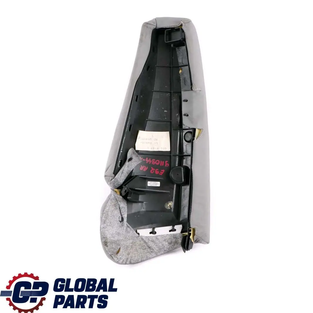 BMW E92 Asiento Trasero Derecho Lateral Acabado Cuero Gris Dakota - SKU 9110944-1 - Número de pieza 9110944