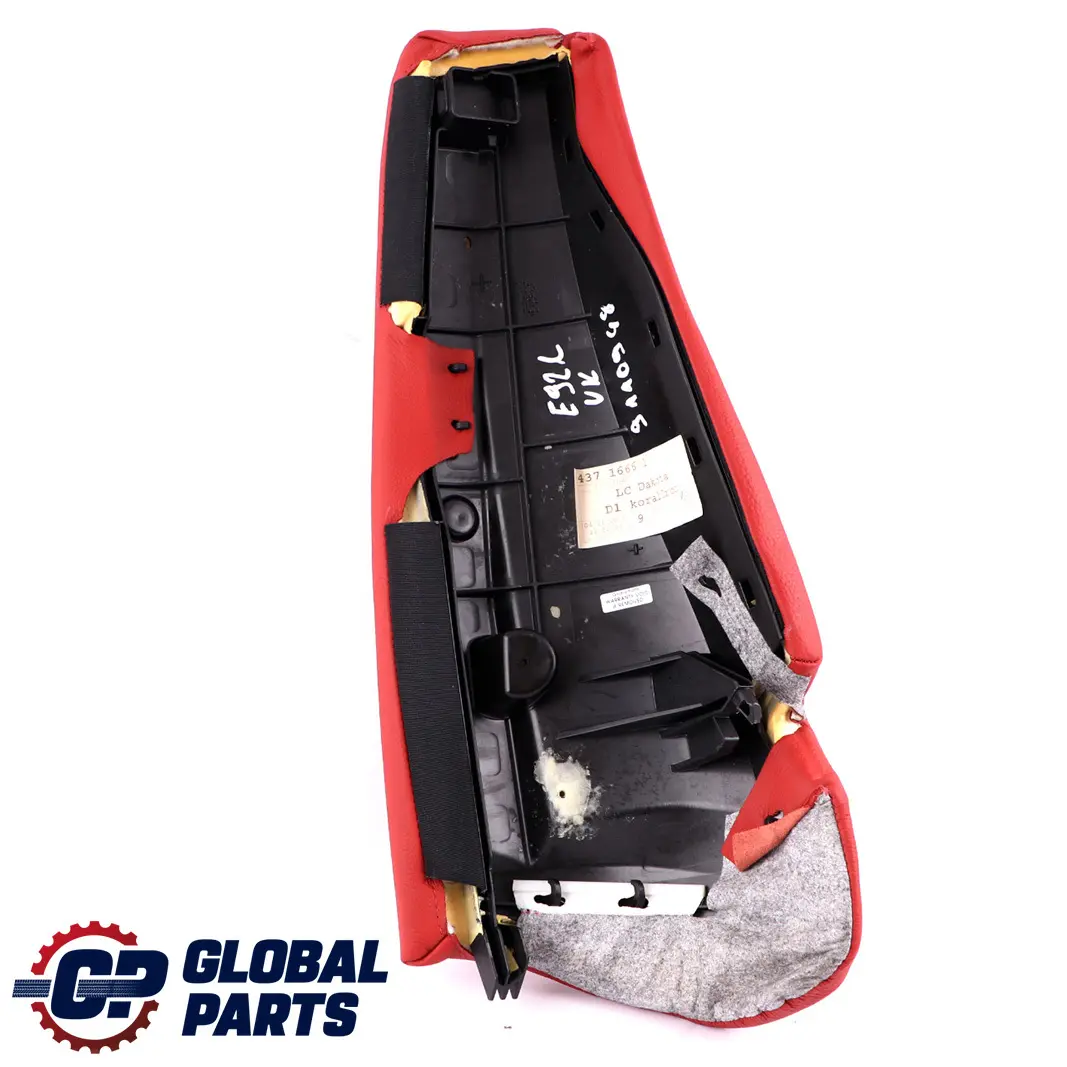 Rücksitz Links Side Finisher Cover Rotes Leder für BMW 3 er E92 Coupe mit Teilenummer 9110947 BMW 3 er E92 Coupe Rücksitz Links Side Finisher Cover Rotes Leder - SKU 9110947 - Teilenummer 9110947