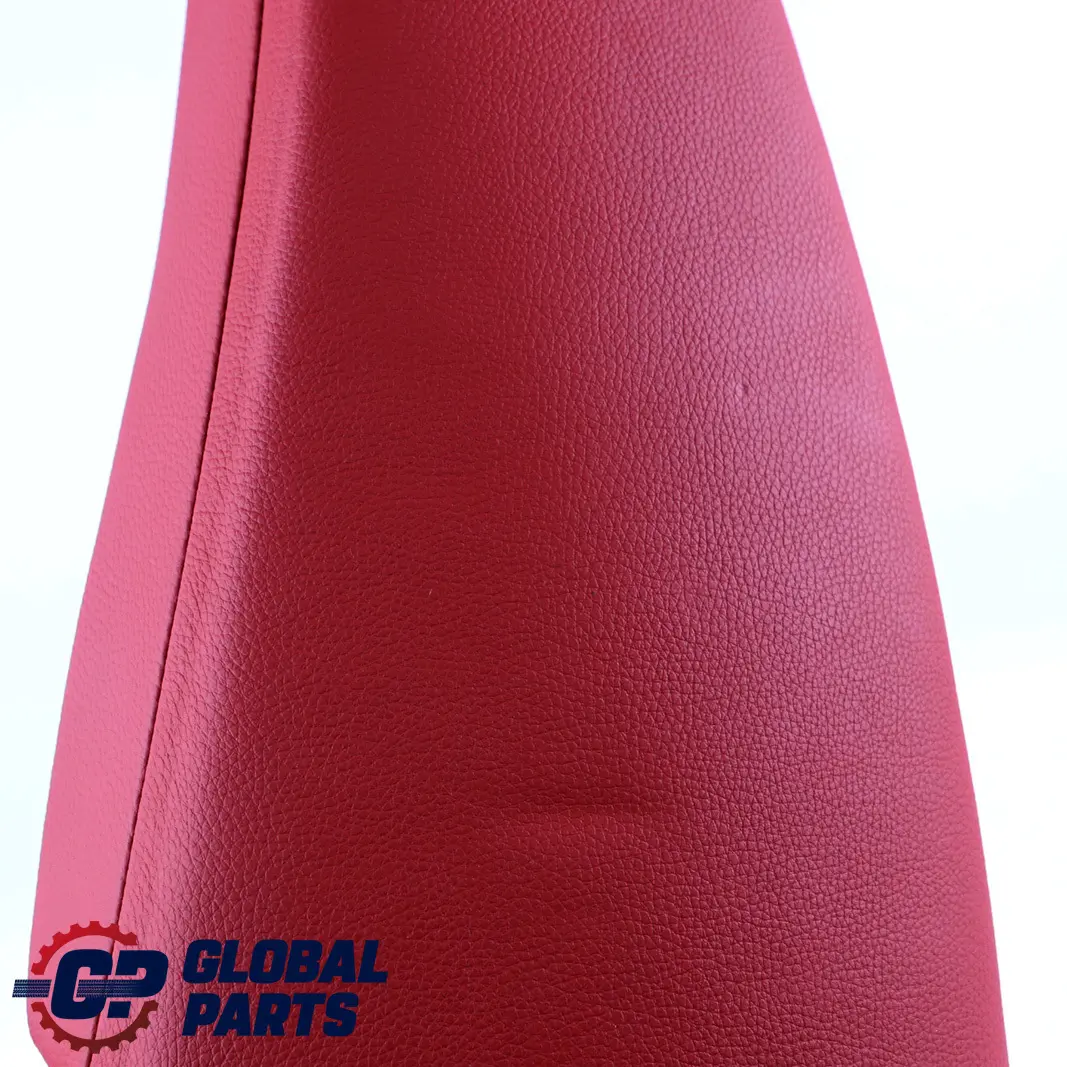 Asiento Trasero Izquierdo Side Finisher Cover Cuero Rojo para BMW E92 Coupe con número de pieza 9110947 BMW E92 Coupe Asiento Trasero Izquierdo Side Finisher Cover Cuero Rojo - SKU 9110947 - Número de pieza 9110947