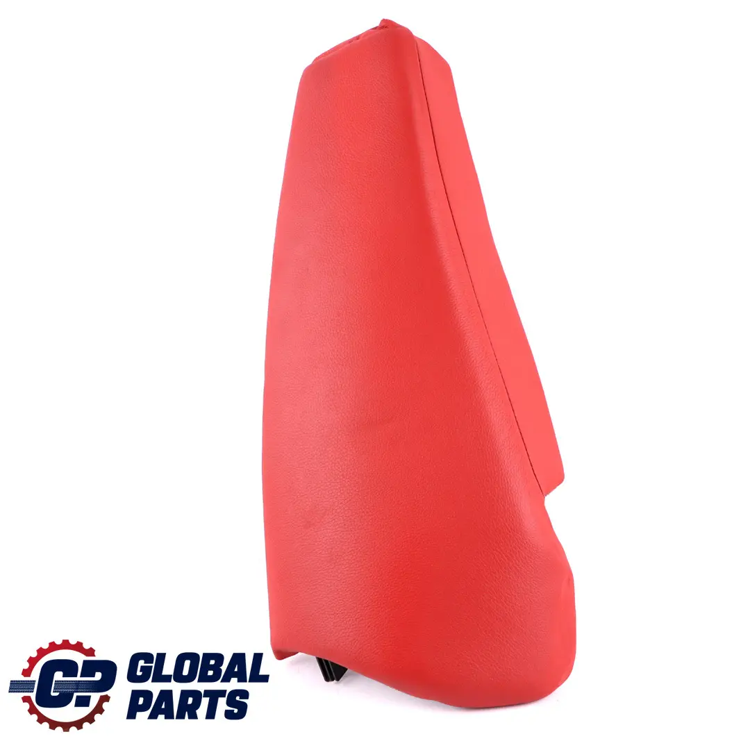 BMW E92 Coupe Asiento Trasero Derecho Side Finisher Cover Cuero Rojo 7119816