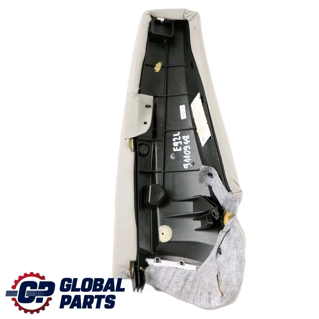 BMW 3 E92 Coupe Sitzverkleidung Leder Jade Grau Hinten Links - SKU 9110949 - Teilenummer 9110949