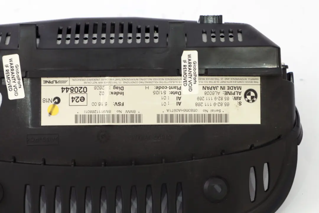 On-board Navigation Display Monitor Screen 6,5" to BMW 5 6 Series E60 E63 with Part number 9111268 BMW 5 6 Series E60 E63 On-board Navigation Display Monitor Screen 6,5" - SKU 9111268 - Part number 9111268