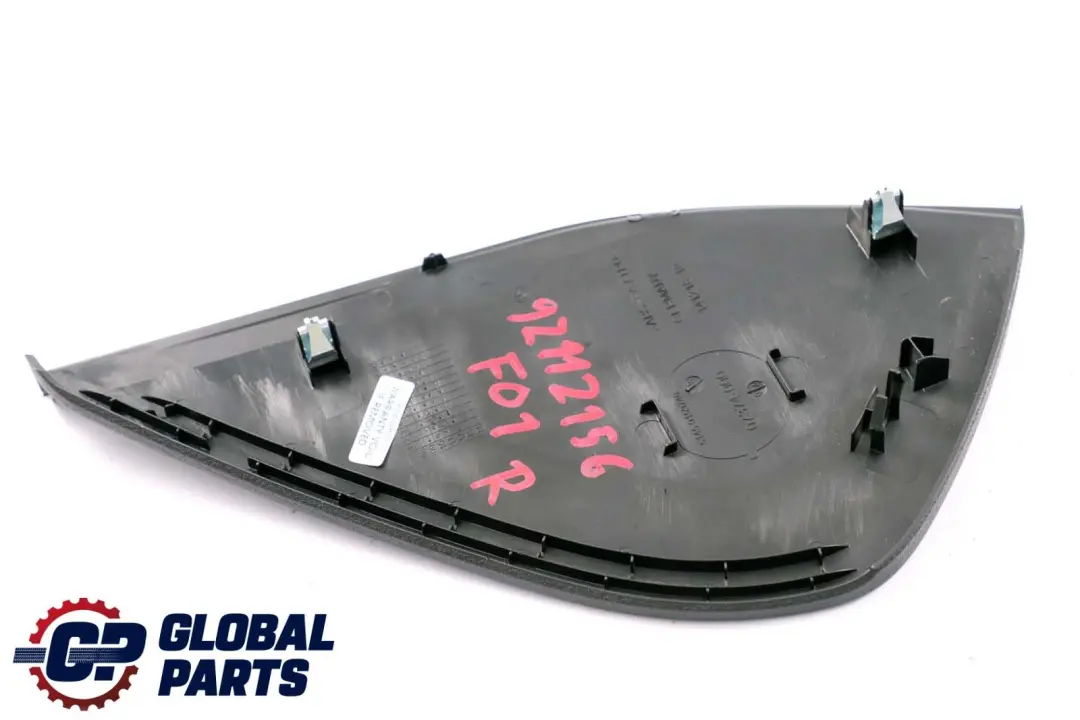 Trim Cover Panel Right O/S Black to BMW 7 Series F01 F02 LCI Dash with Part number 9112156 BMW 7 Series F01 F02 LCI Dash Trim Cover Panel Right O/S Black - SKU 9112156 - Part number 9112156