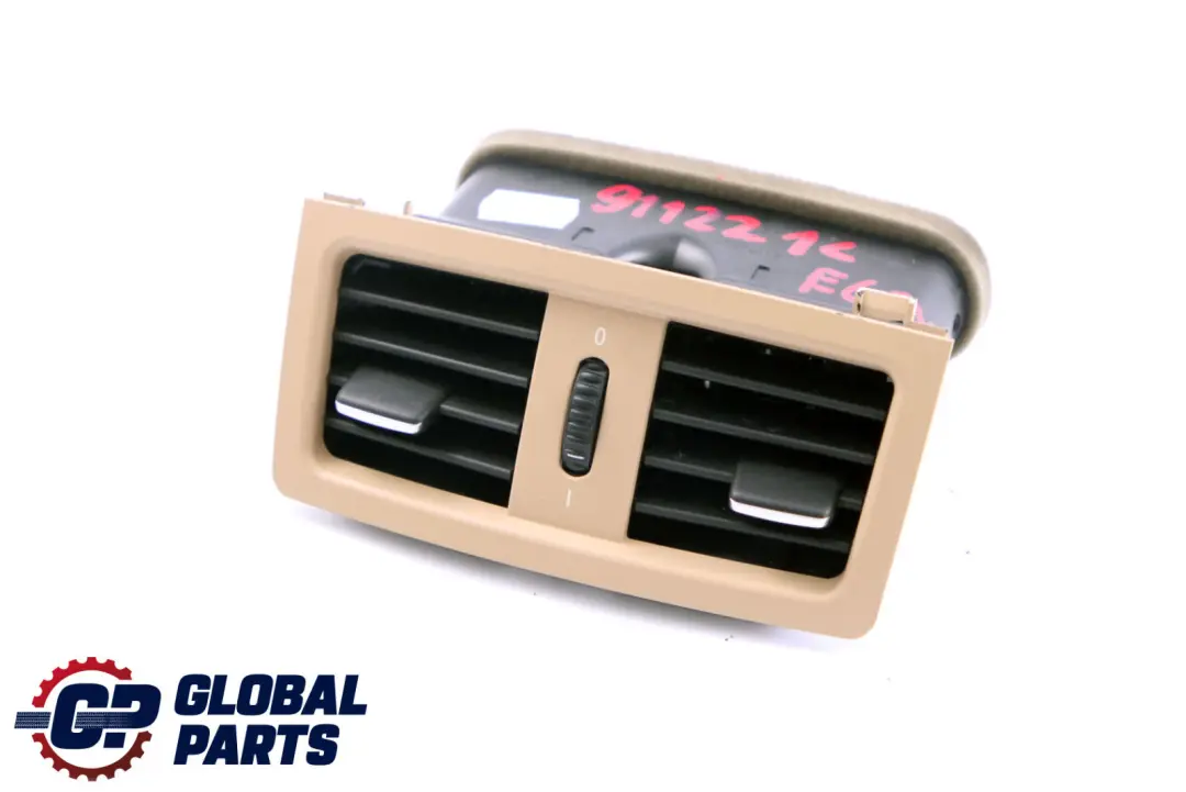 Fresh Air Grille Vent Console Beige to BMW 5 Series E60 E61 LCI Rear with Part number 9112214 BMW 5 Series E60 E61 LCI Rear Fresh Air Grille Vent Console Beige - SKU 9112214 - Part number 9112214