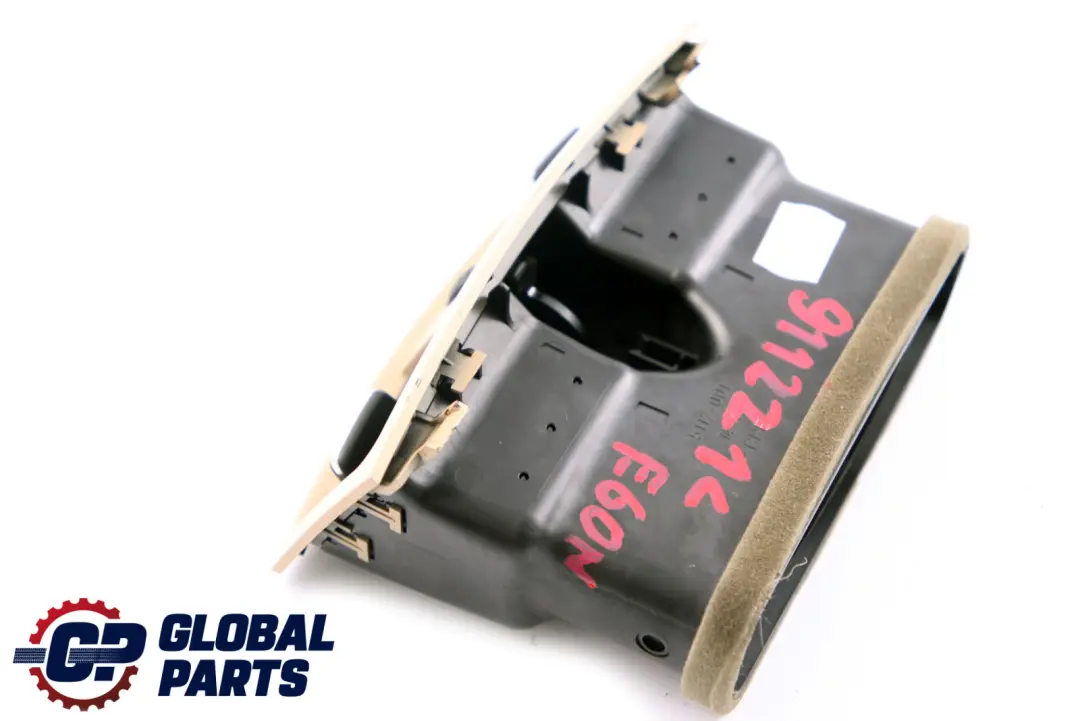Fresh Air Grille Vent Console Beige to BMW 5 Series E60 E61 LCI Rear with Part number 9112214 BMW 5 Series E60 E61 LCI Rear Fresh Air Grille Vent Console Beige - SKU 9112214 - Part number 9112214