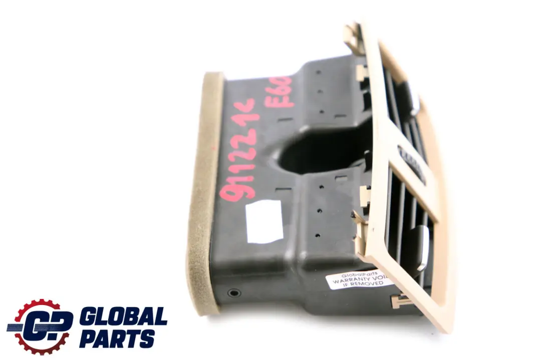 Fresh Air Grille Vent Console Beige to BMW 5 Series E60 E61 LCI Rear with Part number 9112214 BMW 5 Series E60 E61 LCI Rear Fresh Air Grille Vent Console Beige - SKU 9112214 - Part number 9112214