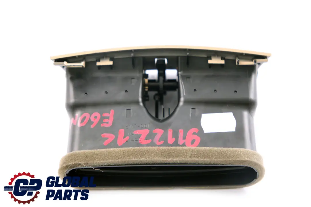 Fresh Air Grille Vent Console Beige to BMW 5 Series E60 E61 LCI Rear with Part number 9112214 BMW 5 Series E60 E61 LCI Rear Fresh Air Grille Vent Console Beige - SKU 9112214 - Part number 9112214