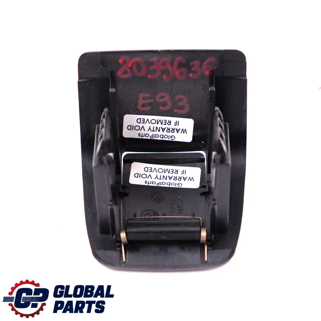 Housse Isofix pour siège arrière Noir 9112422 pour BMW E93 à propos du numéro de pièce 9112423 BMW E93 Housse Isofix pour siège arrière Noir 9112422 - SKU 9112423 - Numéro de pièce 9112423