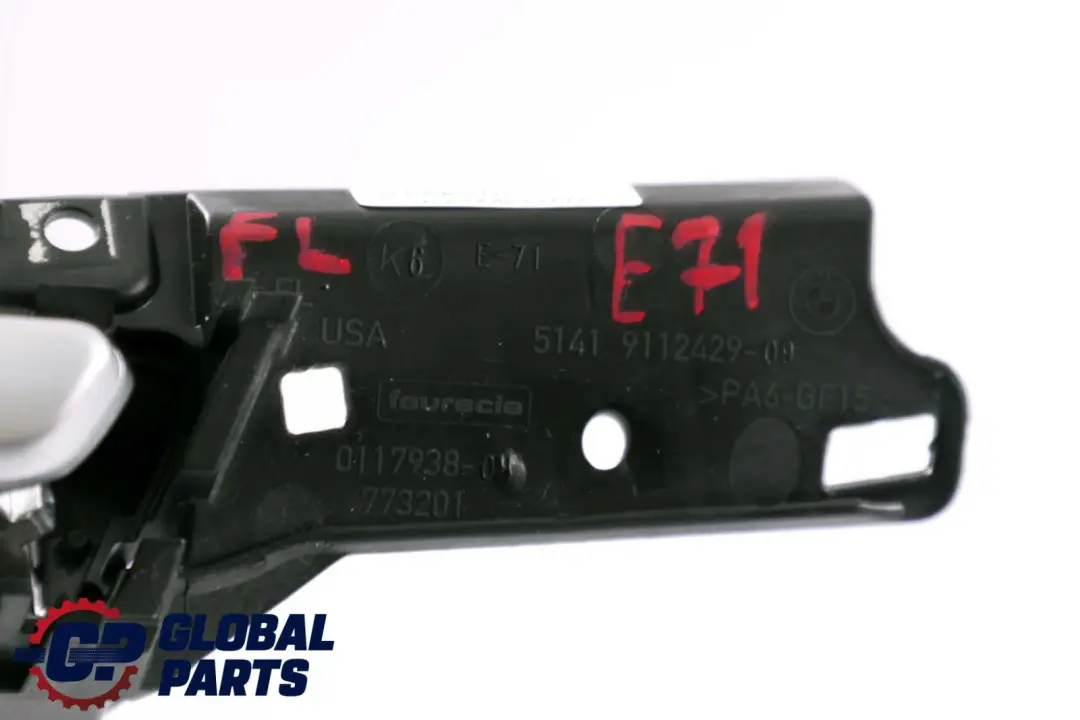 Poignée de Maintien Intérieure Avant Gauche Ouvre-Porte pour BMW X6 E71 à propos du numéro de pièce 9112429 BMW X6 E71 Poignée de Maintien Intérieure Avant Gauche Ouvre-Porte - SKU 9112429 - Numéro de pièce 9112429