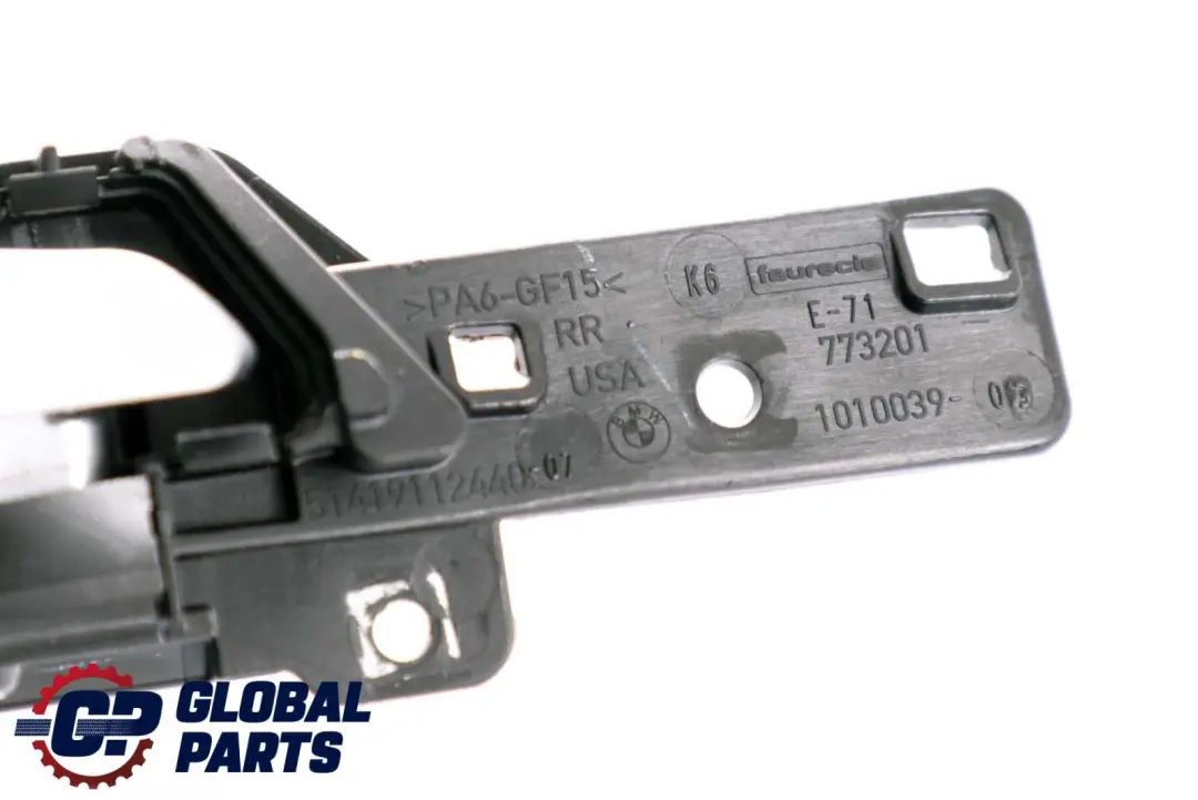 Right Grab Interior Handle Inner Door Opener to BMW X6 E71 Rear with Part number 9112440 BMW X6 E71 Rear Right Grab Interior Handle Inner Door Opener - SKU 9112440 - Part number 9112440