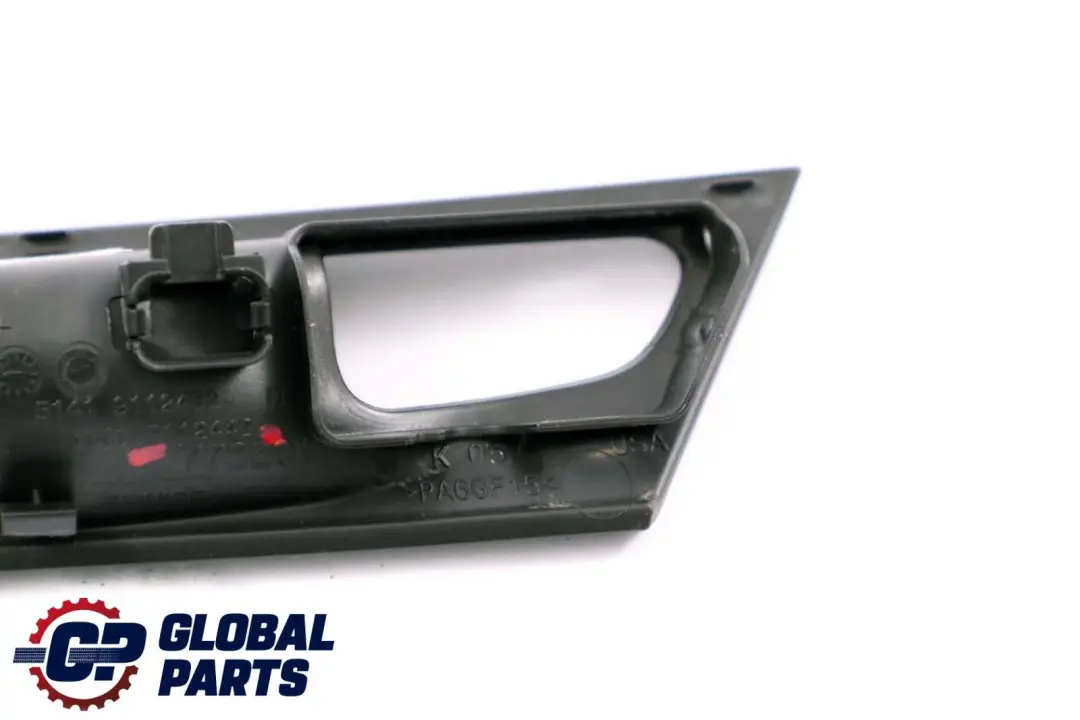 BMW X6 Series E71 Inside Rear Right Door Opener Cover O/S Black - SKU 9112442 - Part number 9112442