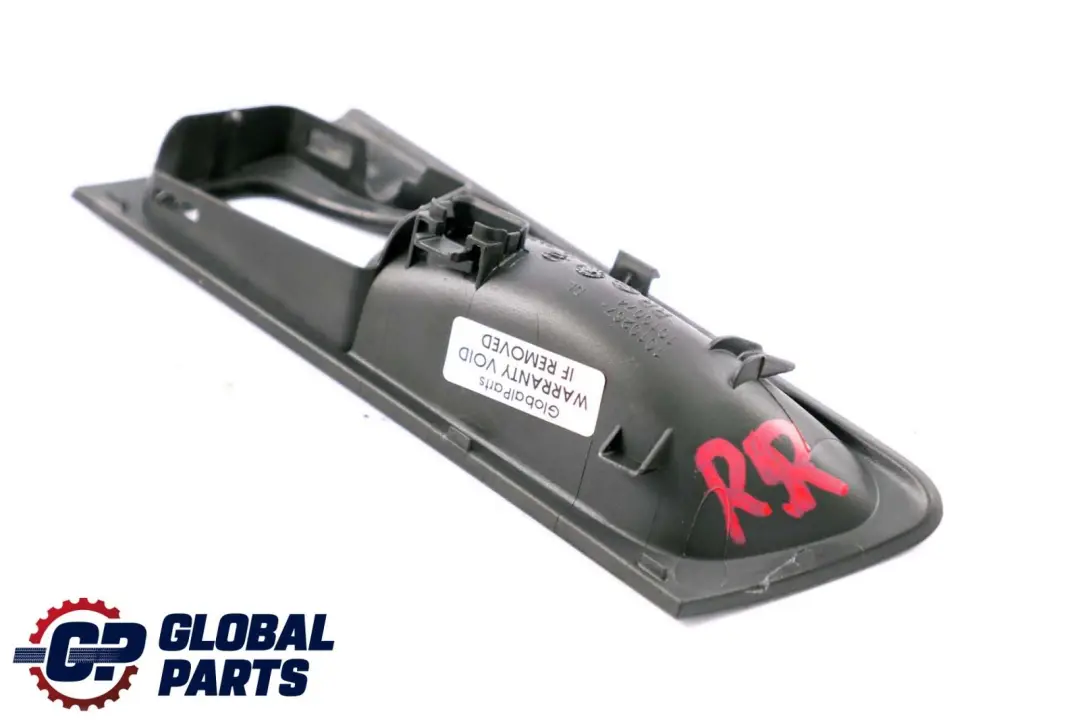 BMW X6 Series E71 Inside Rear Right Door Opener Cover O/S Black - SKU 9112442 - Part number 9112442