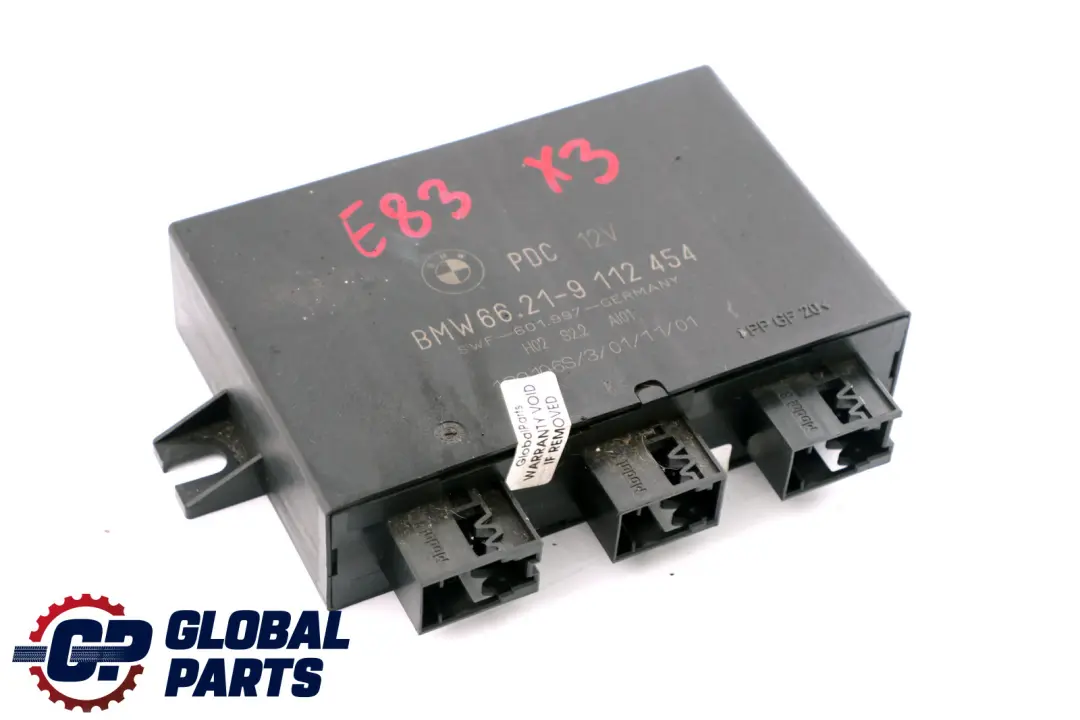 BMW X3 X5 E53 E83 Centralina Pdc Attivo Modulo - SKU 9112454 - Numero di parte 9129816