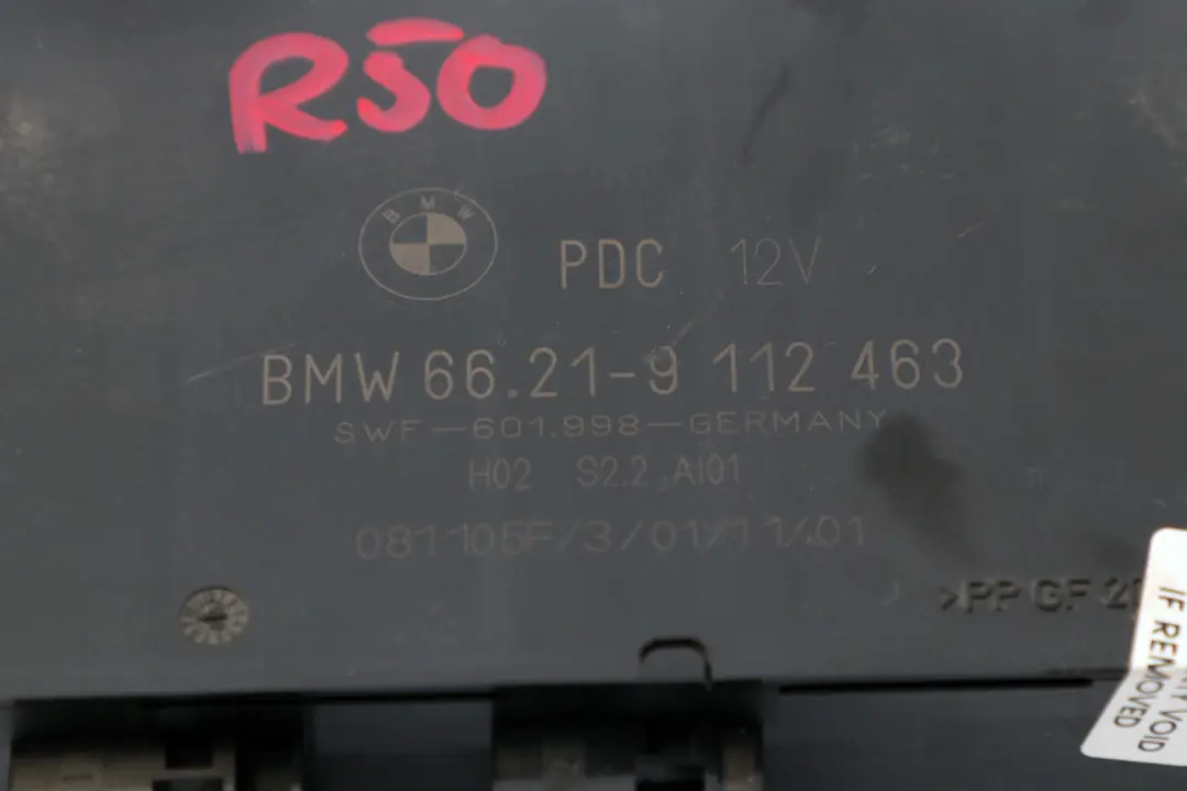 Parking Control Module Unit PDC to BMW Z4 E46 E89 Mini R50 R52 with Part number 6942675 BMW Z4 E46 E89 Mini R50 R52 Parking Control Module Unit PDC - SKU 9112463 - Part number 6942675