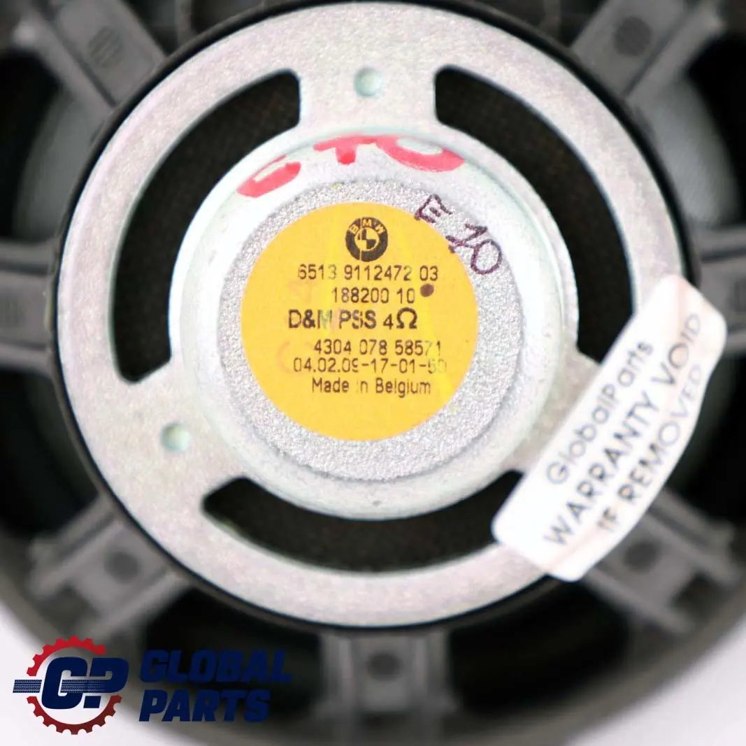 BMW X5 X6 Serie E70 E71 Altoparlante medio HI-FI Audio Porta - SKU 9112472 - Numero di parte 9112472