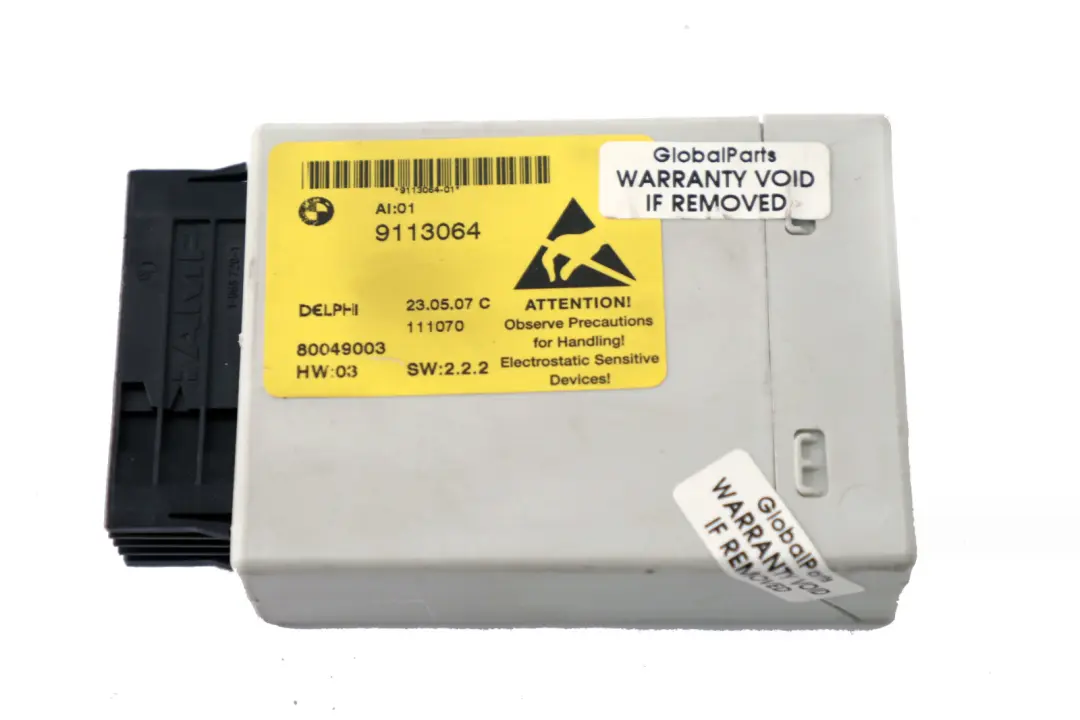 BMW E60 LCI Consola Central Interruptor Cluster Unidad Control ECU - SKU 9113064 - Número de pieza 9113064