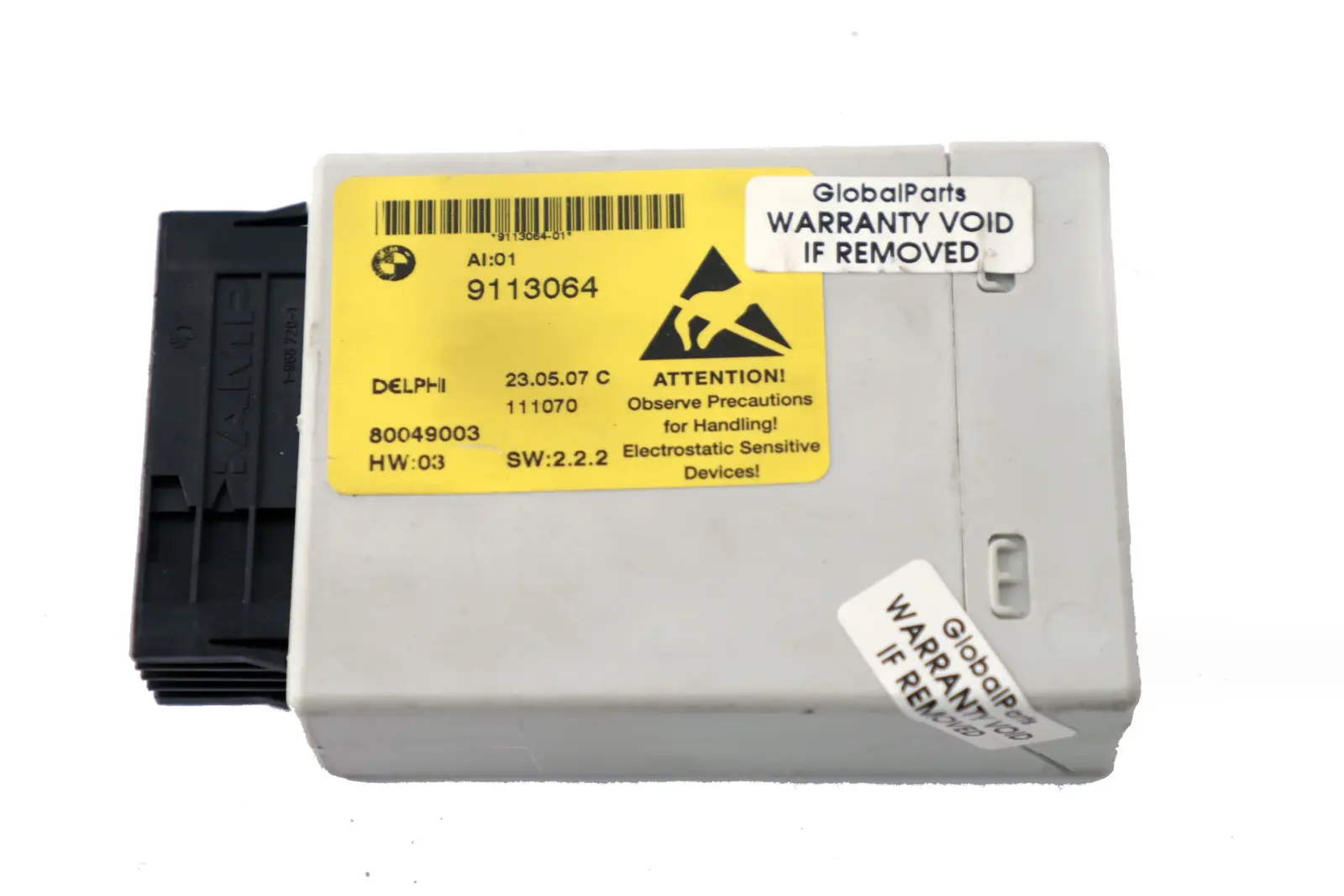 BMW E60 LCI Consola Central Interruptor Cluster Unidad Control ECU 9113064