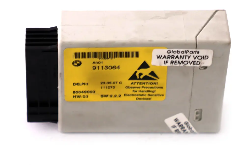 BMW E60 LCI Consola Central Interruptor Cluster Unidad Control ECU - SKU 9113064 - Número de pieza 9113064