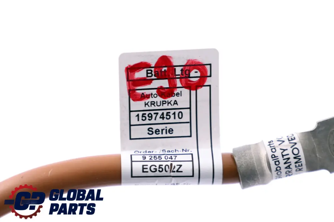 BMW 1 3 Series E81 E87 E90 E91 E92 E93 Battery Cable Negative Wire Lead - SKU 9113151 - Part number 9113151