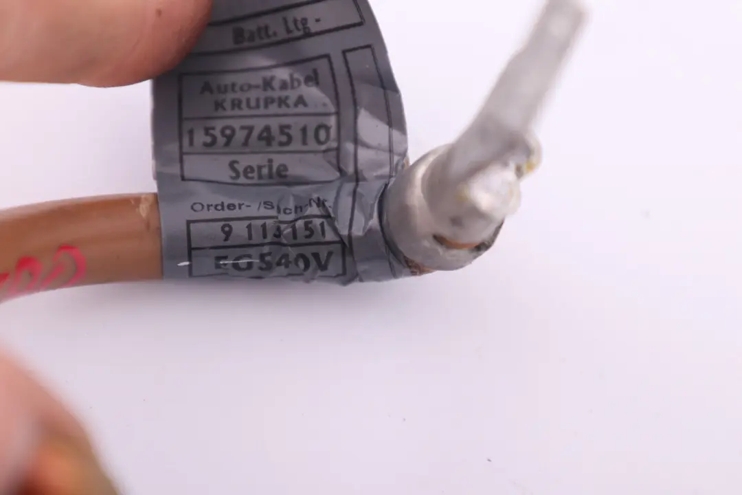 BMW 1 3 Series E81 E87 E90 E91 E92 E93 Battery Cable Negative Wire Lead - SKU 9113151 - Part number 9113151