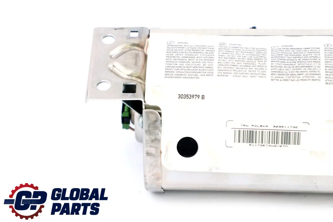 BMW E81 E87 Airbag Tableau De Bord, Avant, Côté Passager Air Bag - SKU 9113224 - Numéro de pièce 9113224