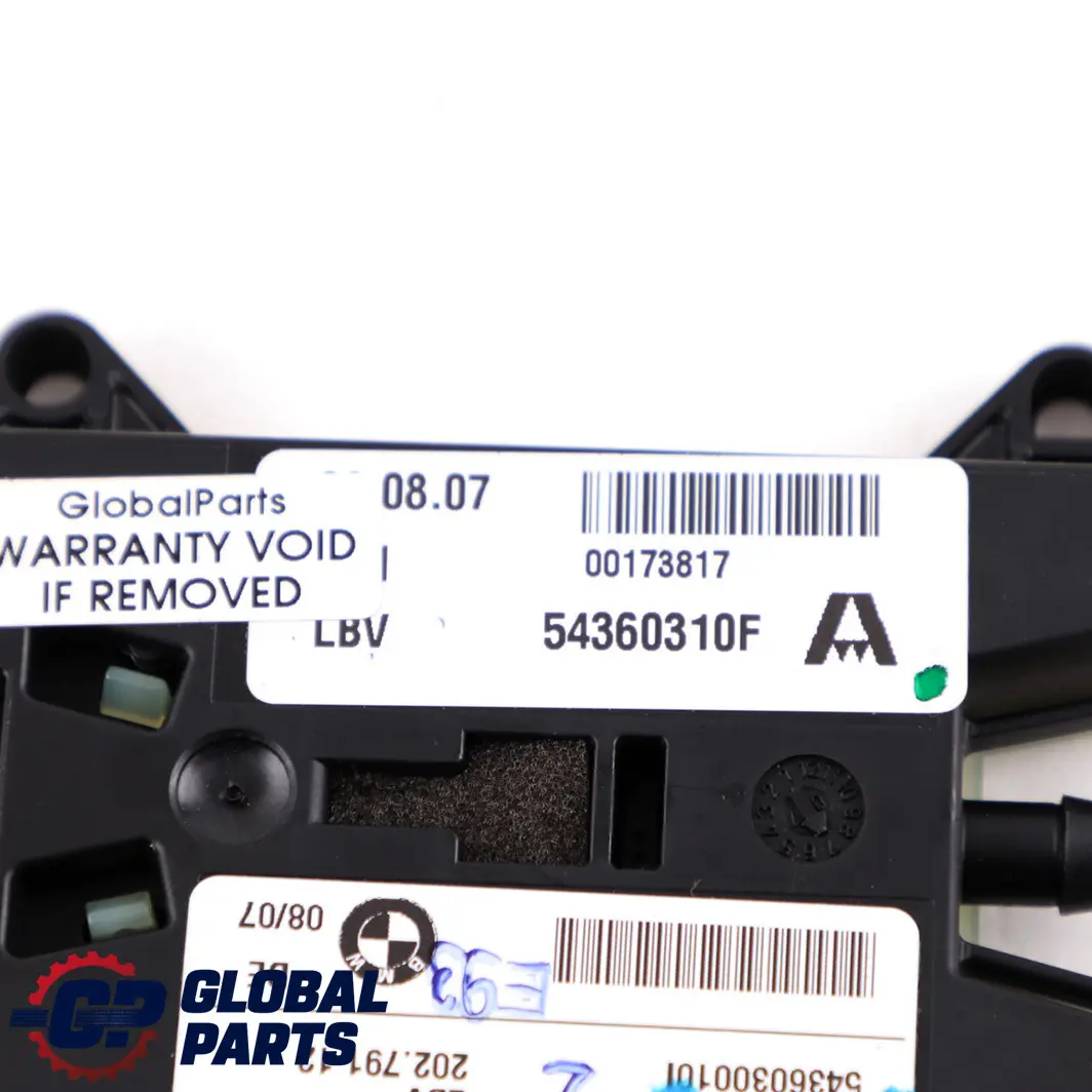 BMW E93 Cabrio Sport Regolazione largheza schienal anteriore Unità motor - SKU 9113361-2 - Numero di parte 9113361