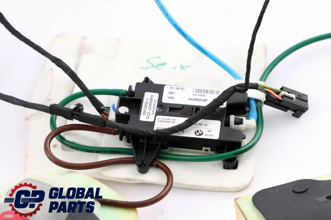 BMW E93 Sport Front Seat Backrest Width Adjustment Wiring Loom - SKU 9113361 - Part number 9113361