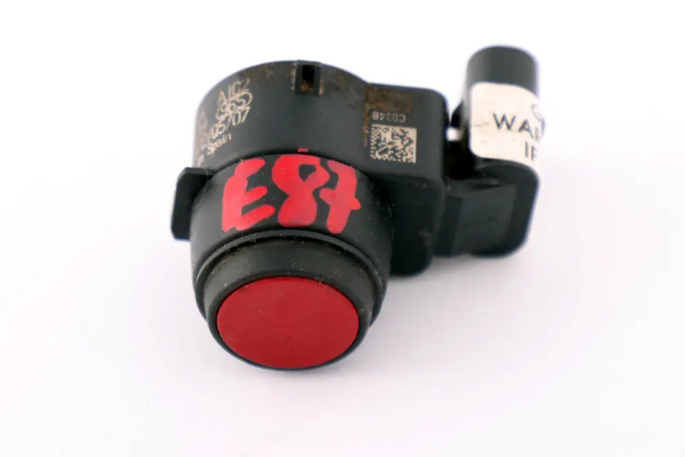 BMW E81 E87 E89 Z4 E90 Sensor ultrasonico De aparcamiento PDC Rojo - SKU 9114344 - Número de pieza 9114344