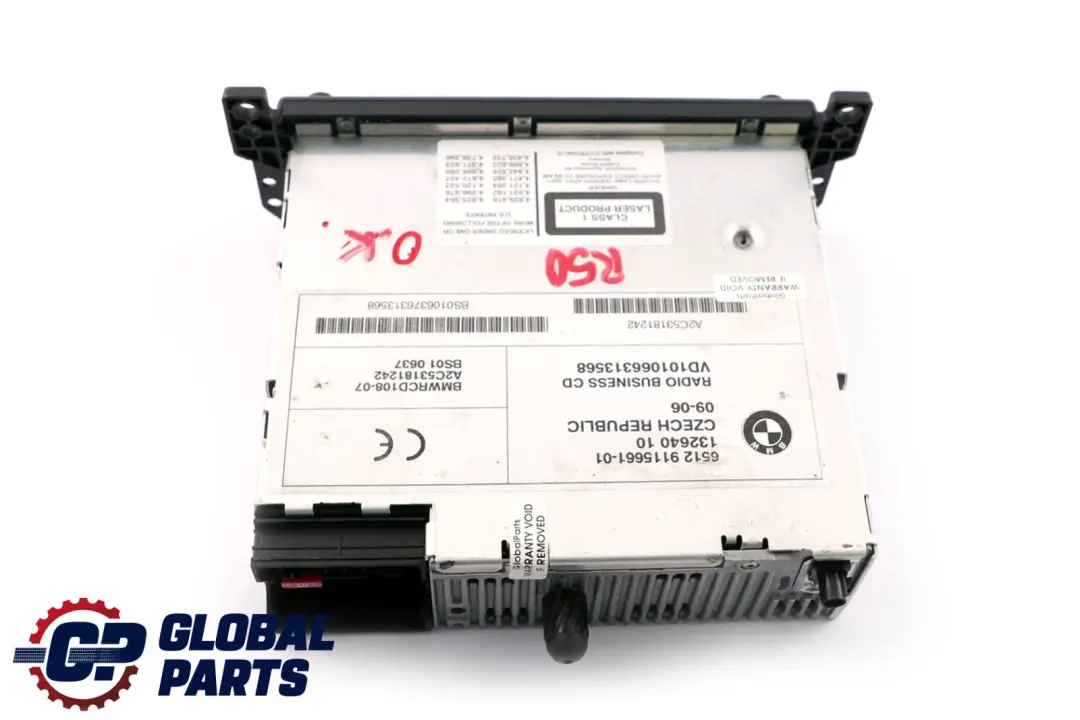 Mini Cooper One R50 R52 R53 Radio Boost CD Player Unit Head - SKU 9115661 - Numéro de pièce 9136412