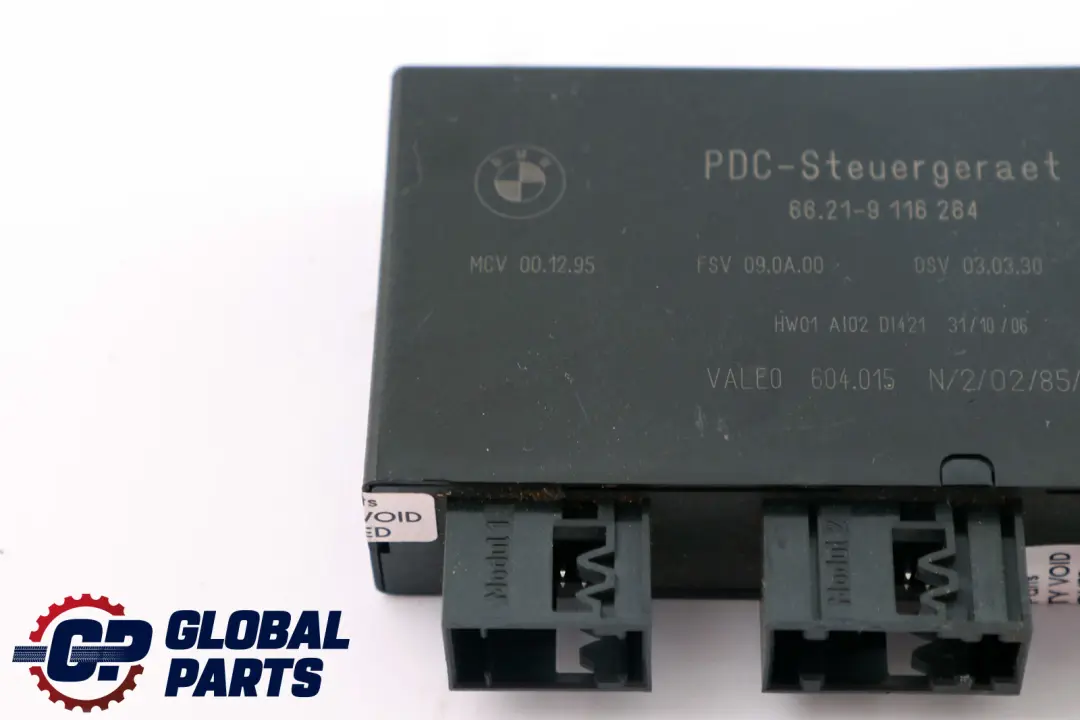 PDC Parking Control Module Unit ECU to BMW E60 E61 E63 E64 with Part number 9116264 BMW E60 E61 E63 E64 PDC Parking Control Module Unit ECU - SKU 9116264 - Part number 9116264