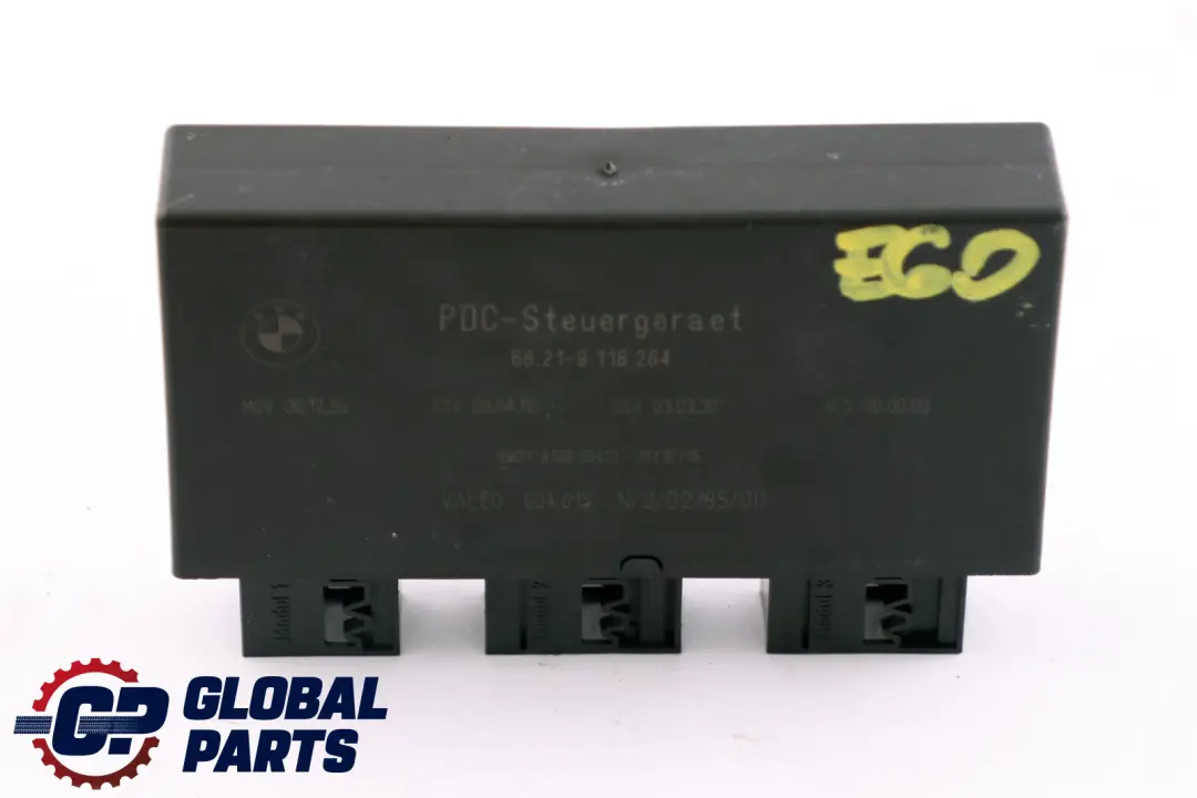 BMW E60 E61 E63 E64 PDC Modulo Controllo Parcheggio Unita ECU - SKU 9116264 - Numero di parte 9116264