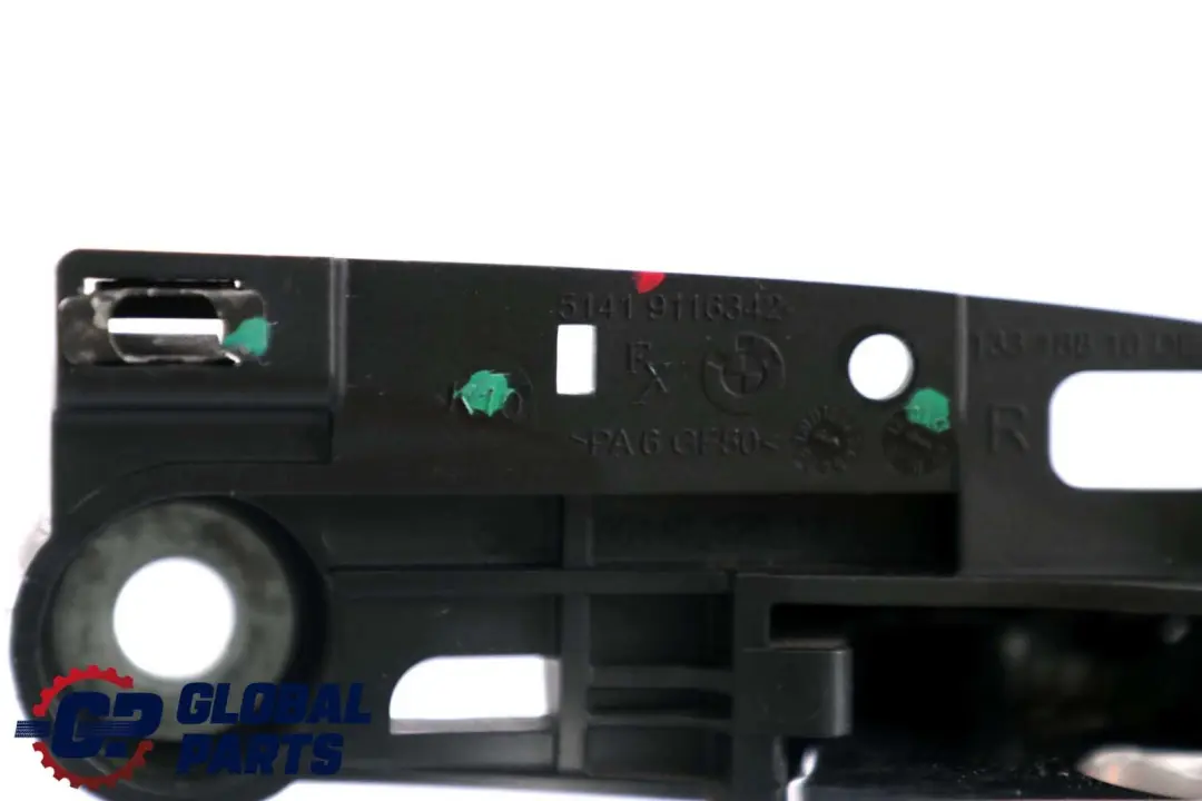 Interior Puerta Manija Delantera Interior Derecho Cromo para BMW F01 F02 LCI con número de pieza 9116342 BMW F01 F02 LCI Interior Puerta Manija Delantera Interior Derecho Cromo - SKU 9116342 - Número de pieza 9116342