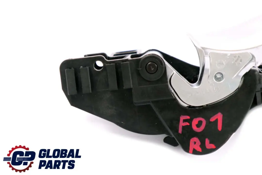 Interior manija de la puerta trasera izquierda Cromo para BMW F01 F02 con número de pieza 9116343 BMW F01 F02 Interior manija de la puerta trasera izquierda Cromo - SKU 9116343 - Número de pieza 9116343