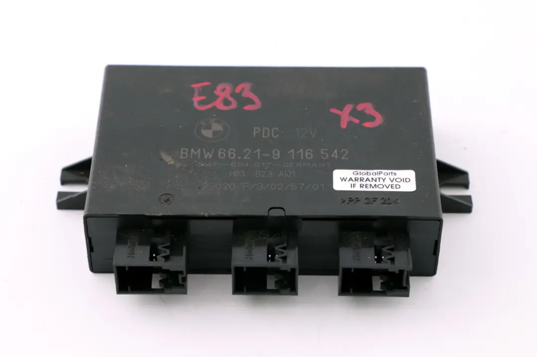 BMW X3 X5 5 er E39 E53 E83 Steuergerät PDC Aktiv - SKU 9116542 - Teilenummer 9129816